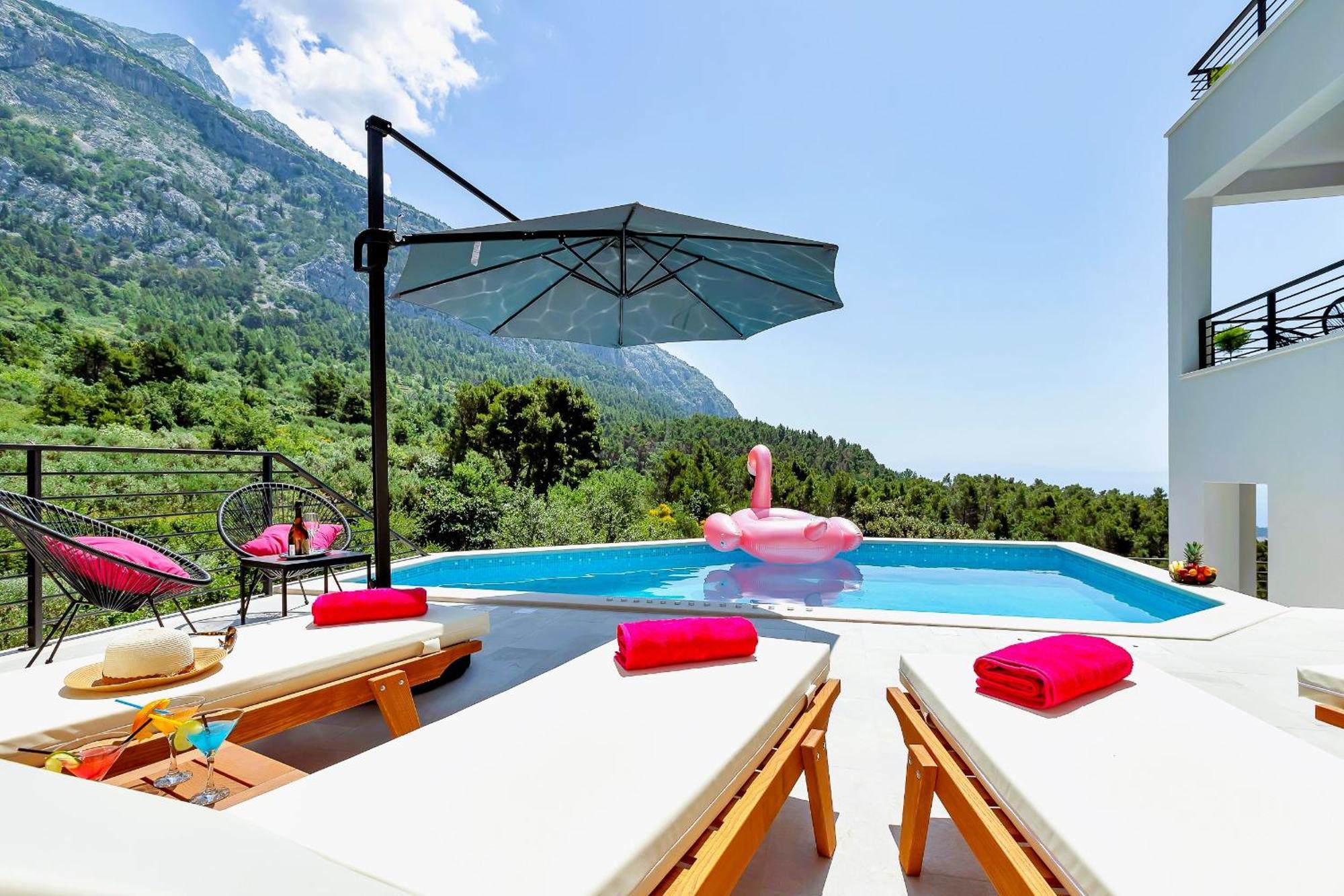 Vivace Mit Pool Und Traumhaften Meerblick * Makarska